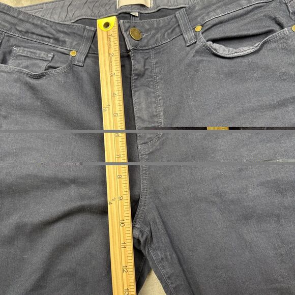 PAIGE Women’s 32 Hoxton Ultra Skinny Jeans Blue Mid Rise Ankle Zip Stretch Denim - Picture 3 of 9